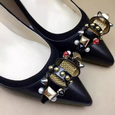 Christian Louboutin Shallow mouth kitten heel Shoes Women--007